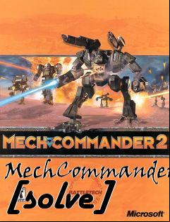 Box art for MechCommander [solve]