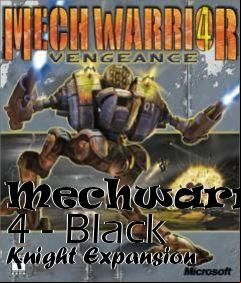 Box art for Mechwarrior 4 - Black Knight Expansion