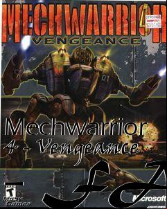 Box art for Mechwarrior 4 - Vengeance - FAQ