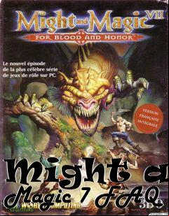 Box art for Might and Magic 7 FAQ