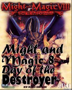 Box art for Might and Magic 8 - Day of the Destroyer