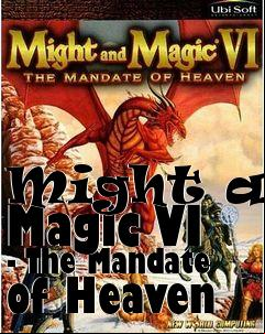 Box art for Might and Magic VI - The Mandate of Heaven