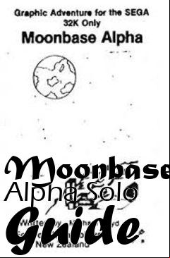 Box art for Moonbase Alpha Solo Guide