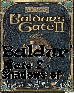 Box art for Baldur