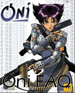 Box art for Oni FAQ