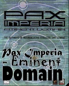 Box art for Pax Imperia - Eminent Domain