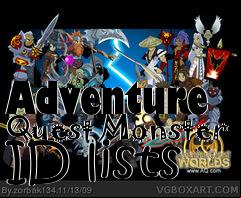 Box art for Adventure Quest Monster ID lists