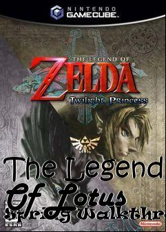 Box art for The Legend Of Lotus Spring Walkthrough
