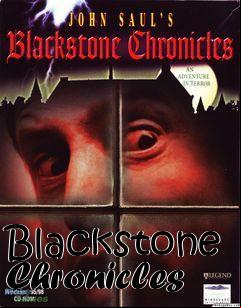 Box art for Blackstone Chronicles