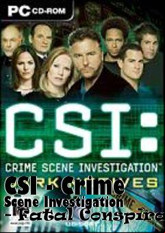 Box art for CSI - Crime Scene Investigation - Fatal Conspiracy