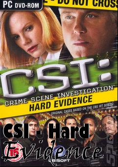 Box art for CSI - Hard Evidence