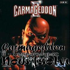 Box art for Carmageddon II - Carpocalypse Now [solve]