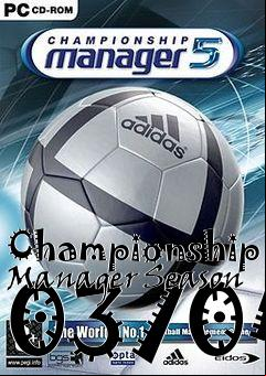 Box art for Championship Manager Season 03/04