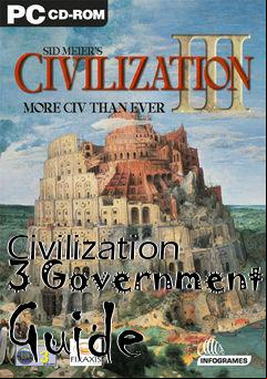 Box art for Civilization 3 Government Guide