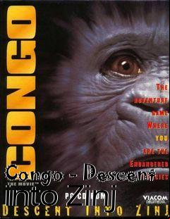 Box art for Congo - Descent into Zinj