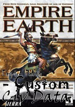 Box art for Empire Earth - Custom Civ Data