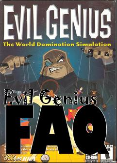 Box art for Evil Genius FAQ