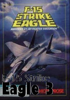 Box art for F-15 Strike Eagle 3