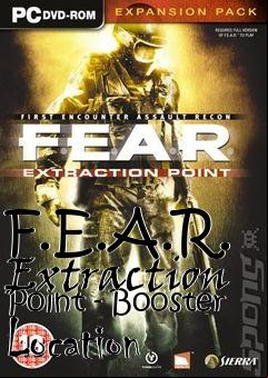 Box art for F.E.A.R. Extraction Point - Booster Location