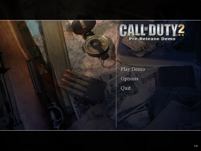 COD2 SP Demo And MOHAA With Extension MP Demo screenshot
